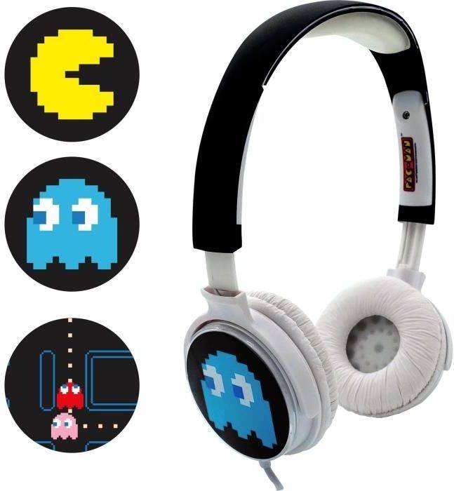 Auriculares Con Cable teknofun pacman on ear personalizables 3 caras