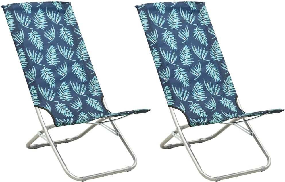 Silla de Playa VIDAXL Plegable 310382 (48x82x84 cm - Tela)