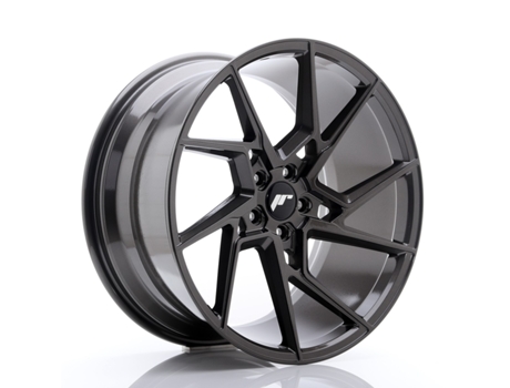 Llanta Japan Racing Jr33 20X10 Et 40 5X112 Cb 66,6 Gris Pulido