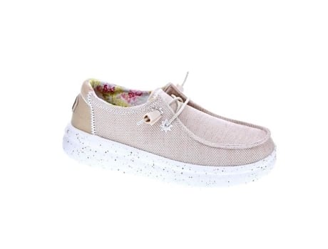 Mocasines de Mujer HEY DUDE Tecido Beige (40)