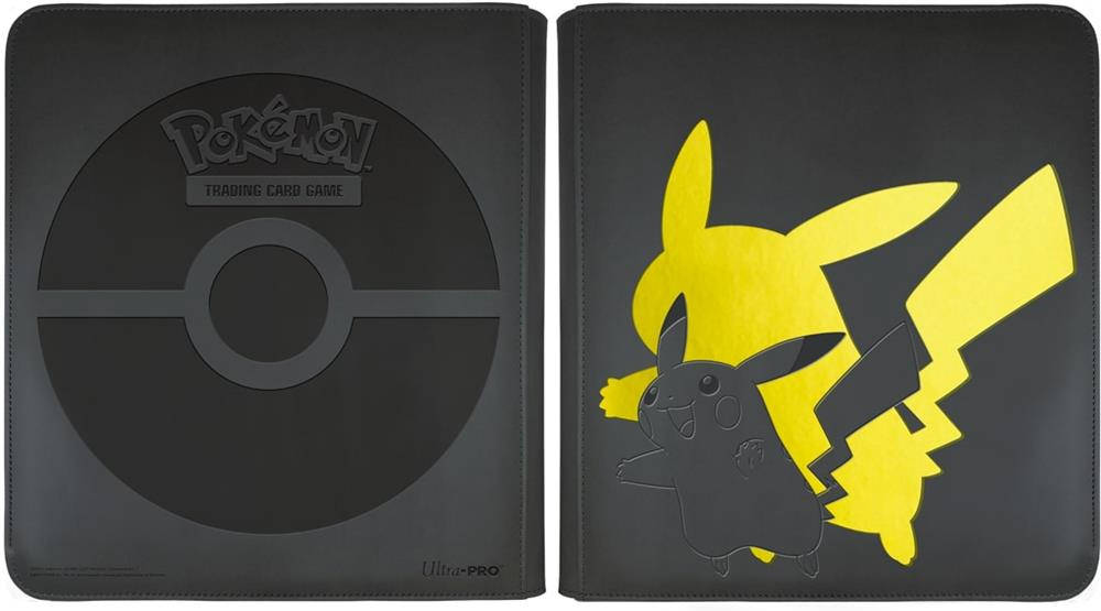 Ultra Pro Accesorios color negro 15774 portafolio de cartas zippered elite series pikachu 12pocket edad 3