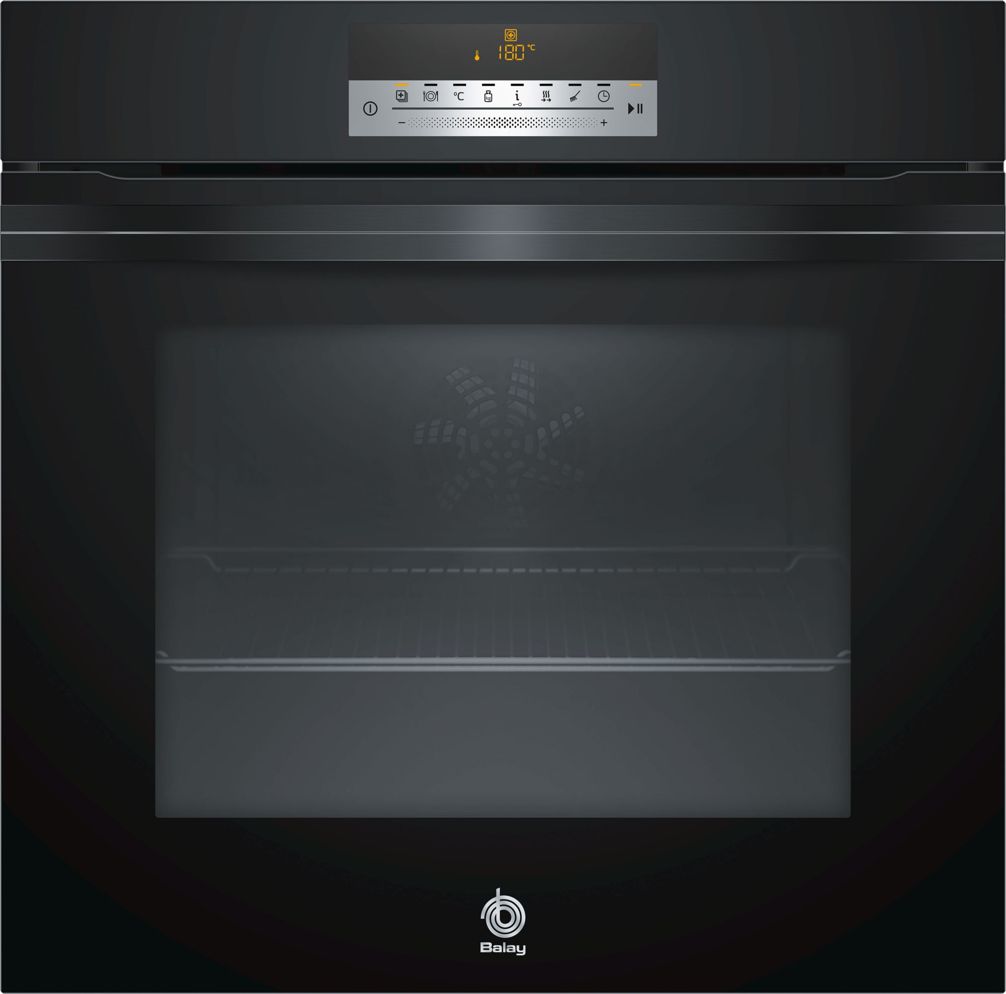 Horno BALAY 3HB5888N0 (71 L - 59.4 cm - Hidro y Pirolítico - Negro)