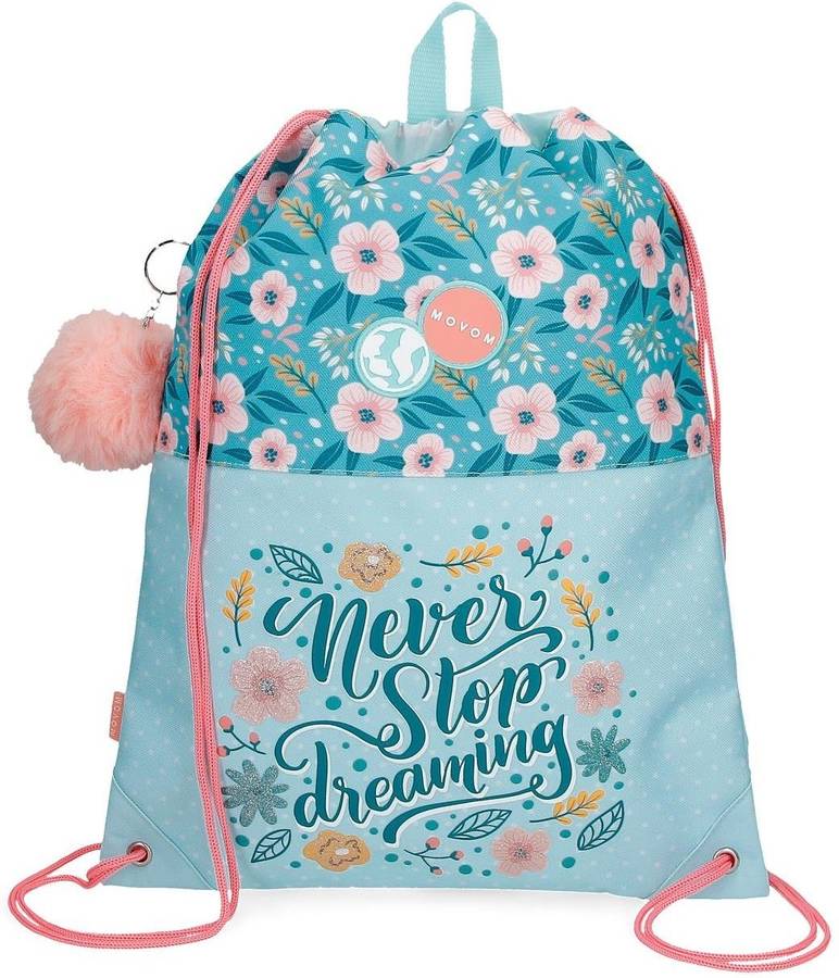 Mochila MOVOM Never Stop Dreaming Azul (32x42x0,5 cm)