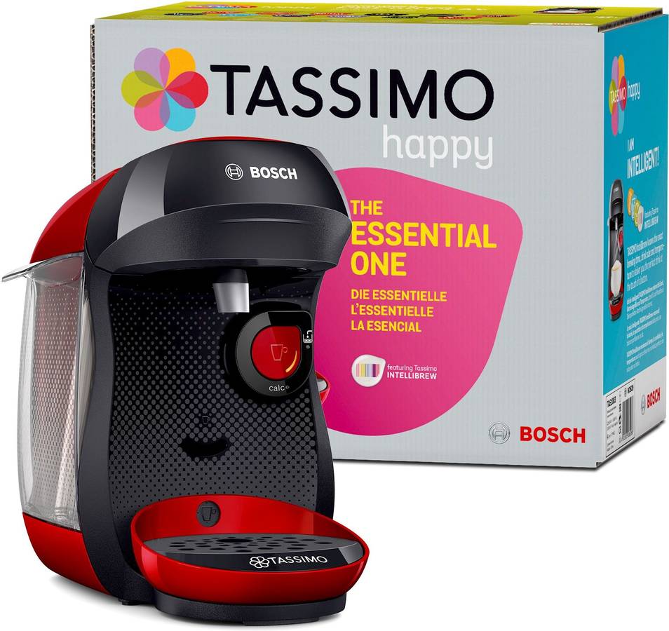 Cafetera de Cápsulas BOSCH Tassimo Happy TAS1003 TAS1003 Rojo