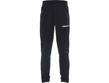 Pantalones para Hombre CRAFT Progress Negro para Fútbol (134 - 140 cm)