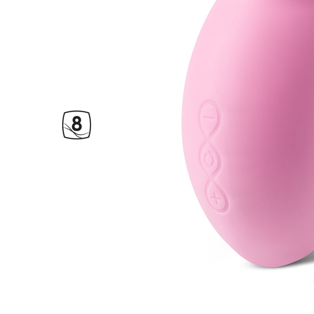 Lelo Cruise Estimulador rosa masajeador control impermeable recargable succionador femenino un juguete sexual sumergible y que emite pulsos en la parte externa interna del pink