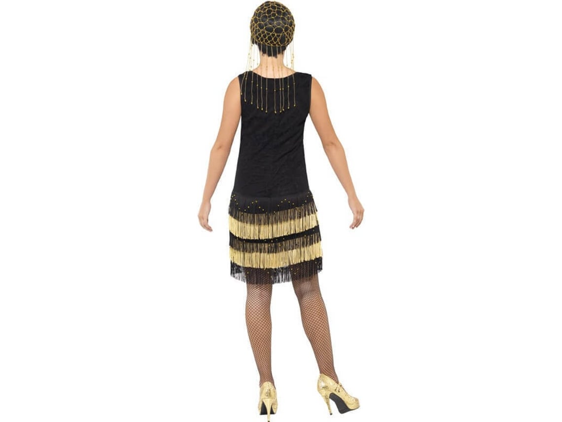 Disfraz de Mujer DISFRAZZES Flapper Años 20 Con Flecos (Talla: M - 40/42) |  Worten.es