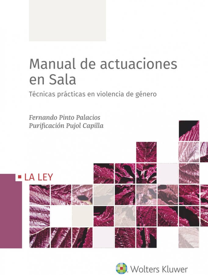 Libro Manual De actuaciones en sala. violencia fernando pinto palacios español