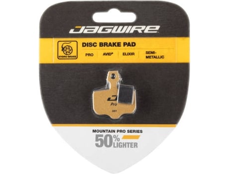 Pastilla de Freno JAGWIRE Pro Semi-Metallic Disc Brake Pad Avid Trail-Sram GuiDe (Negro - TU)