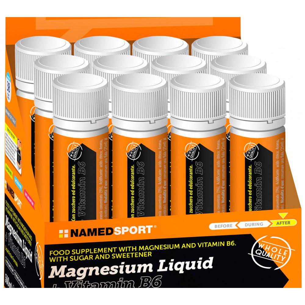 Suplemento Alimenticio NAMEDSPORT Vitaminas Magnesium Liquid + Vitamin B6 (25ml)