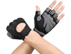 Guantes de fitness para hombres y mujeres, guantes deportivos antideslizantes, guantes transpirables para bicicleta de medio dedo, guantes de levantamiento de pesas, guantes de GELLDG