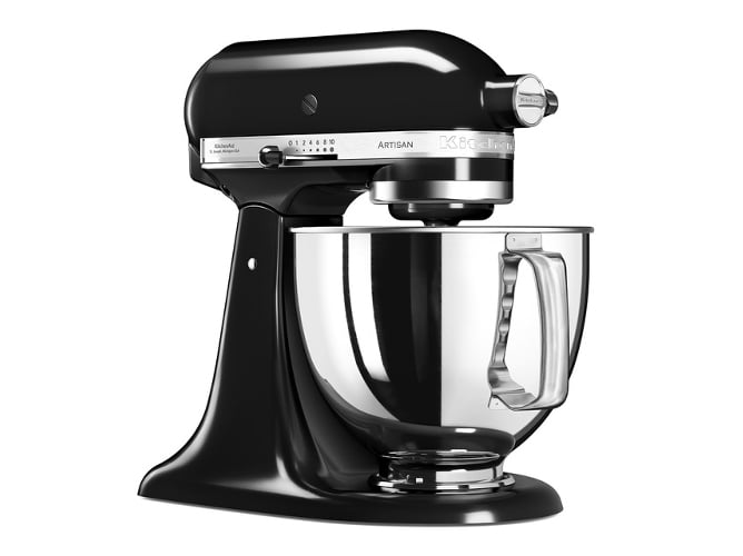 Amasadora con Bol KITCHENAID 5KSM125EOB (4 accesorios - 300 W - Bol: 4.9 L)