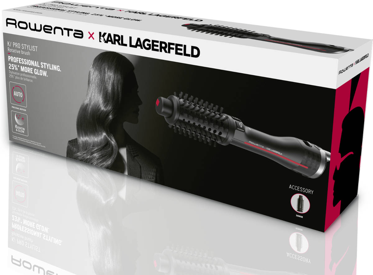 Cepillo Moldeador K.LAGERFELD CF961L  (750 W - 2 Niveles de temperatura)