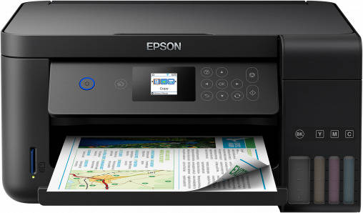 Impresora EPSON EcoTank ET-2750 (Multifunción - Inyección de Tinta - Wi-Fi - Instant Ink)