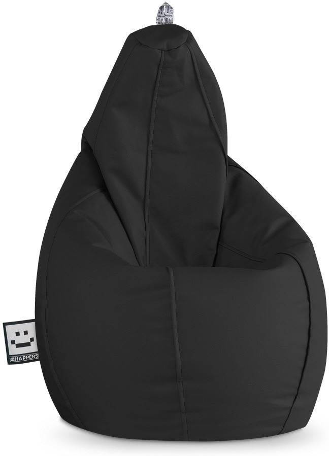 Happers Puff Pera polipiel interior negro xxl 90x90x135