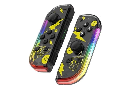 Kit Joycon Con Led Rgb Para Nintendo Switch Pikachu VENISYMLIS