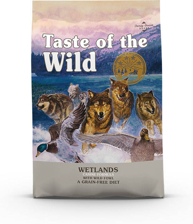 Taste Of The wild pienso para perros con pato asado 122 kg wetlands 12.2 seco