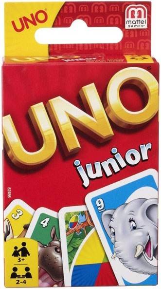 Juego de Cartas UNO Junior (Edad Mínima: 3)