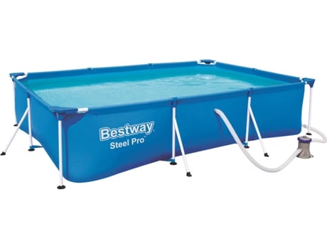 Piscina Hinchable BESTWAY Piscina Bestway Steel Pro + bomba de filtración 300 x 201 c