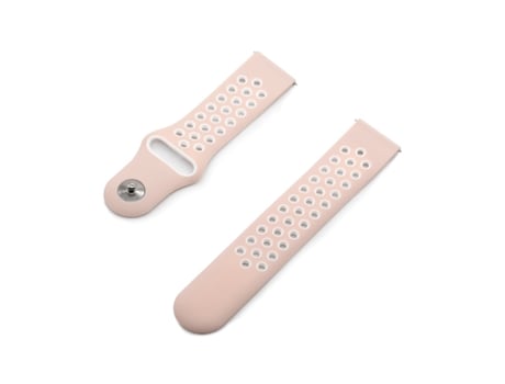 Brazalete SpOrtyStyle PHONECARE para Amazfit Bip 5 - Rosa / Blanco