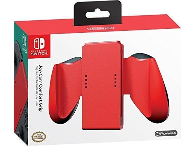 Soprte de Mando Nintendo Switch POWERA Joy-Con Comfort Grip Rojo