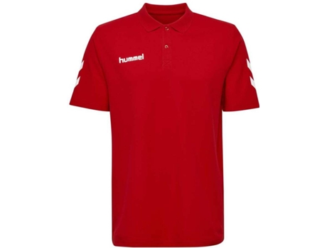 Polo de Hombre para Fútbol HUMMEL Go Algodón Rojo (14)