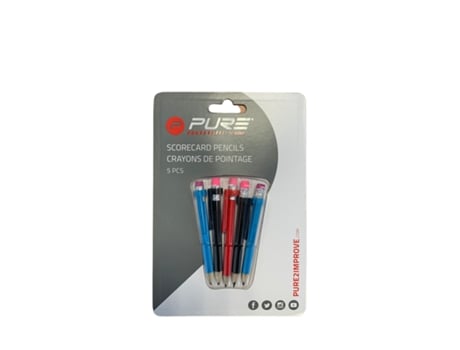 Lápiz de golf con goma de borrar PURE2IMPROVE Pencils With Eraser TU