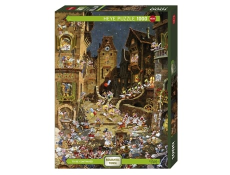 Puzzle 1000 Pcs Ryba Town By Night (9 años)