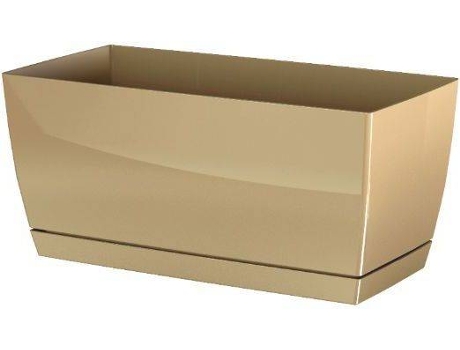 Maceta PROSPERPLAST Coubi Case P (Beis - 24 x 12 x 11 cm)