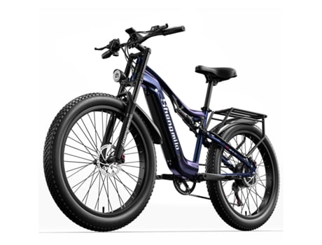 Bicicleta Eléctrica MX03 1000W 17.5Ah 90Km 26Pulgadas 180Kg Lcd SHENGMILO