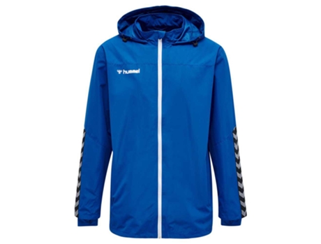 Abrigo para Hombre HUMMEL Authentic All Weather Azul para Fútbol (M)