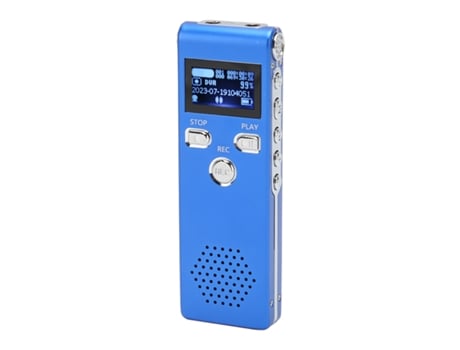 Reproductor MP3 SMANDY X18 Grabación en alta definición (8 GB - Azul)