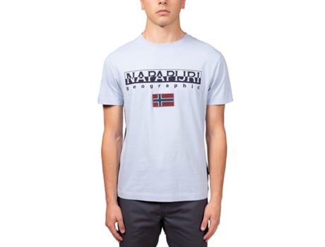 Camiseta de Hombre NAPAPIJRI Azul (L)