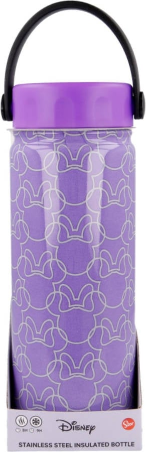 Termo MINNIE MOUSE (Morado - Acero Inoxidable)