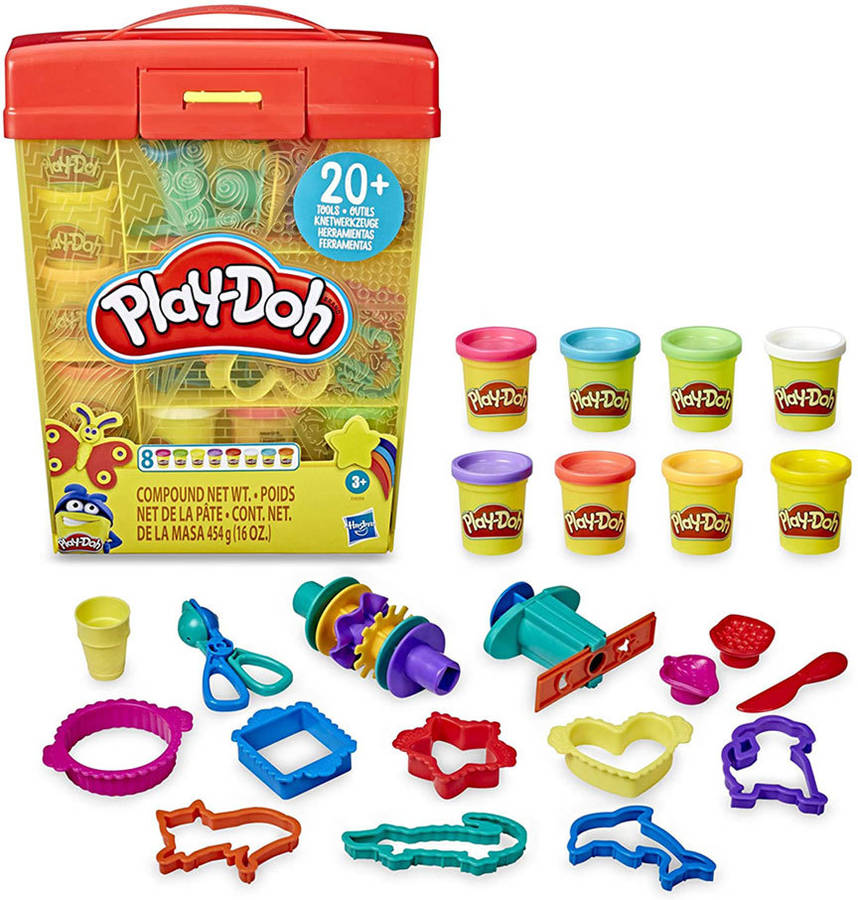 Blocs de Construcción PLAY-DOH Súper Maletín (Edad Mínima: 3 Años - 6,7 x 27 x 33 cm)