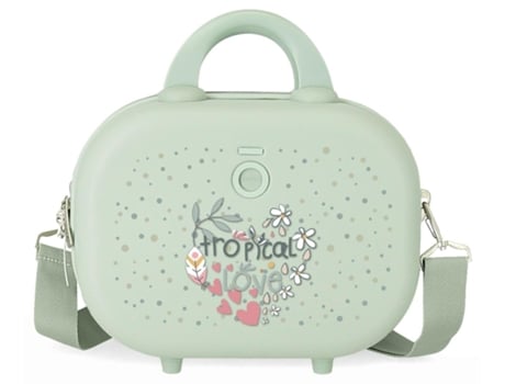 ENSO Neceser De Viaje ABS Tropical Love Verde