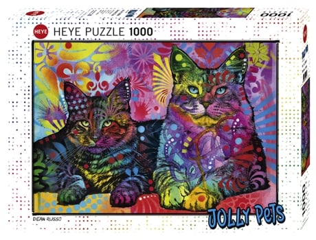 Puzzle 1000 Pcs Jolly Pets Devoted 2 Cats (9 años)