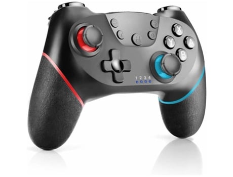 Mando Nintendo Switch ENKERS Gamepad (Inalámbrico - Negro)