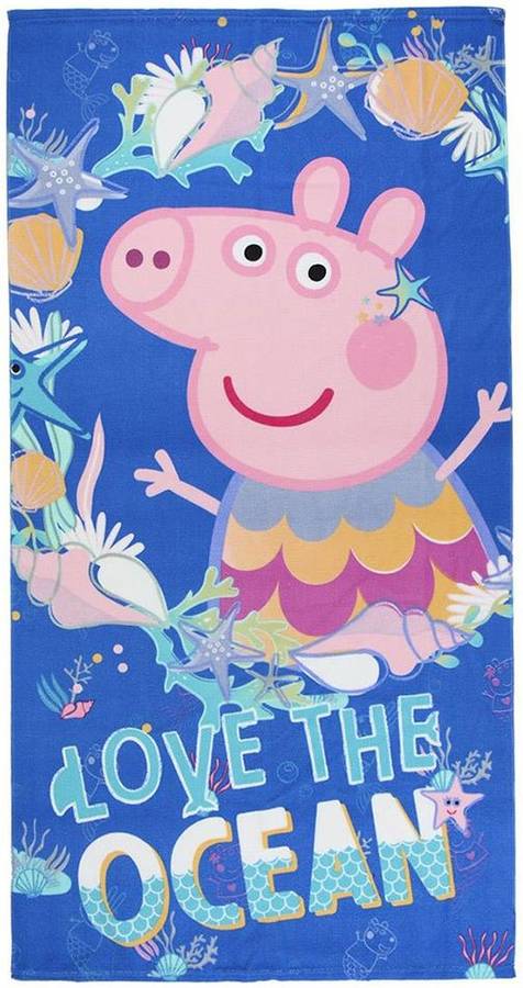 Textil Y Complementos peppa pig 8427934364732 toalla microfibra multicolor 70.0 x 140.0 cm unisex niños albornoz de 700 1400