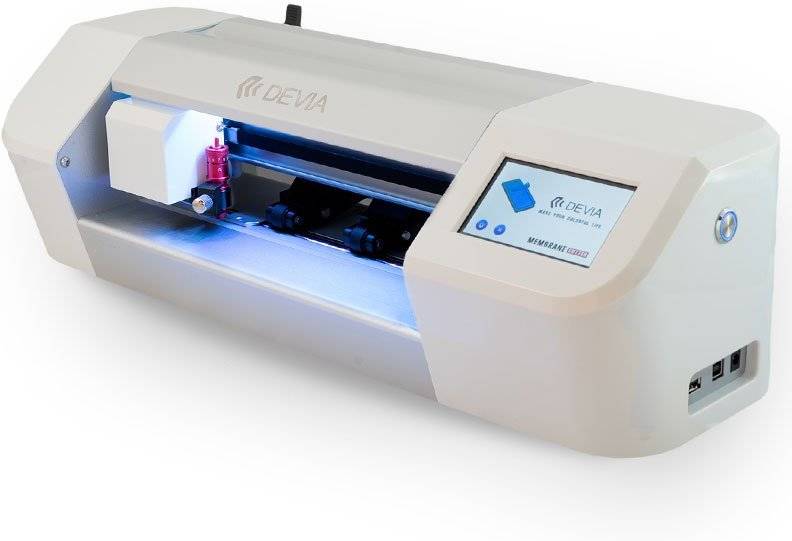 Máquina Devia con Láminas Hidrogel, Accesorios y 20 Láminas COOL Plotter Blanco