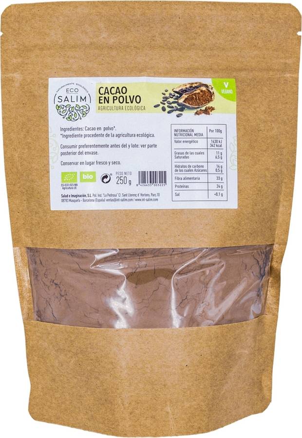 Cacao en Polvo Bio ECO SALIM (250 g)