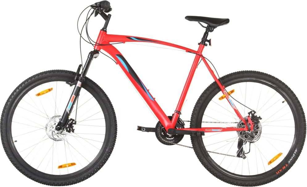 Bicicleta de Montaña VIDAXL Rojo 21 velocidades 53 cm (29'')