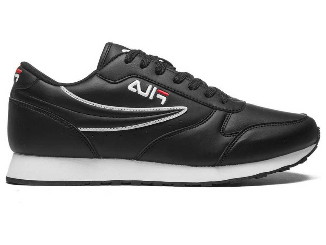 Zapatos fila hombre negro clearance online