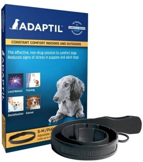 Collar para Perros CEVA Anti-Stress (Negro - 45cm - 1 Un - S - Porte Pequeño)