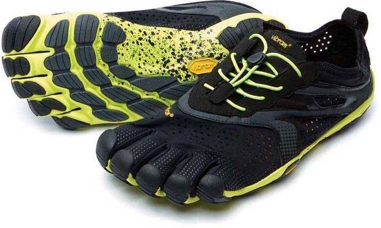 Vrun Zapatillas Hombre para vibram fivefingers running bikila evo 2 negro corrida 40