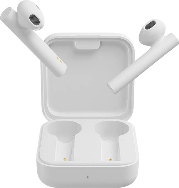 Auriculares Bluetooth True Wireless XIAOMI Earphones 2 Basic (In Ear - Micrófono - Blanco)