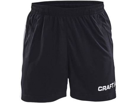 Pantalones para Hombre CRAFT Progress Practise Negro para Fútbol (122 - 128 cm)