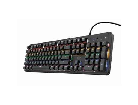 Teclado TRUST Gxt 1863 thaz (Español - Negro)