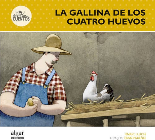 Libro La Gallina de los cuatro huevos enric lluch español tapa blanda