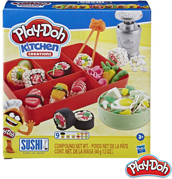 Playdoh Sushi Hasbro e79155l0 plastilina original de juguete